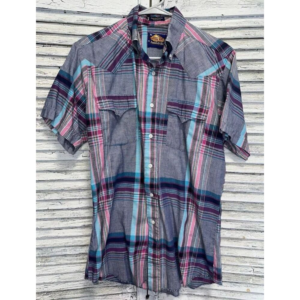 Vtg Men's Golden West Limited Edition by Panhandle Slim Pearl Snap Shirt Sz M